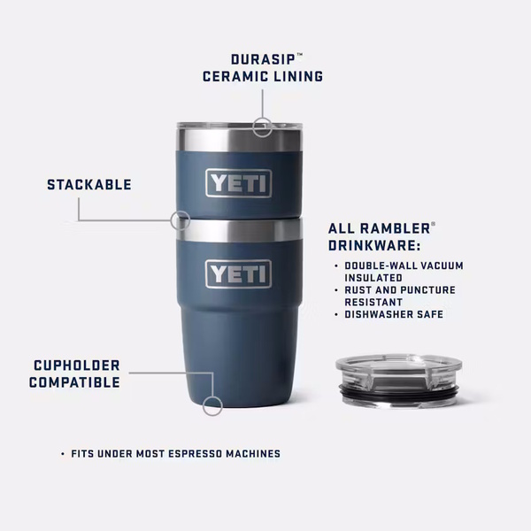 Yeti Cup 8Oz Cl Stackable Cup Ms Cape Taupe