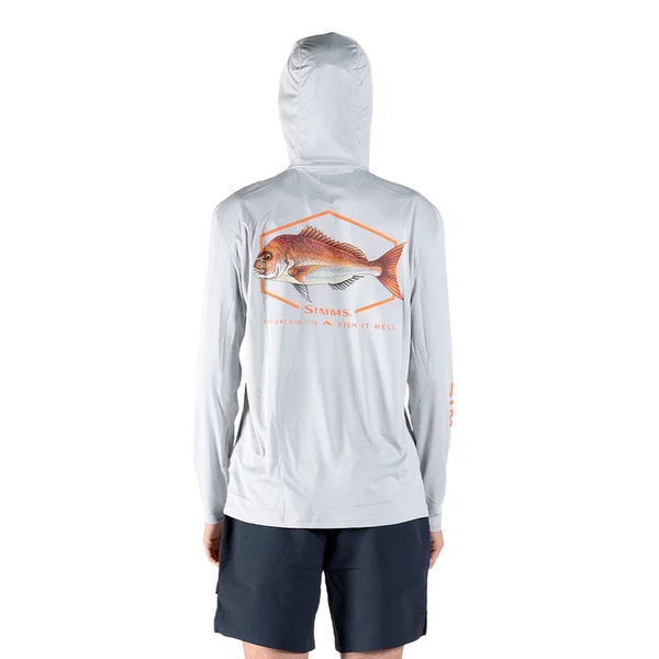 F25 Artist Solartech Hoody Snapper Light Grey