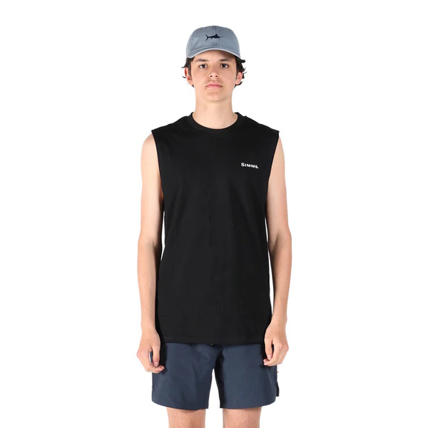 S25 Artist Tank Kingfish Black