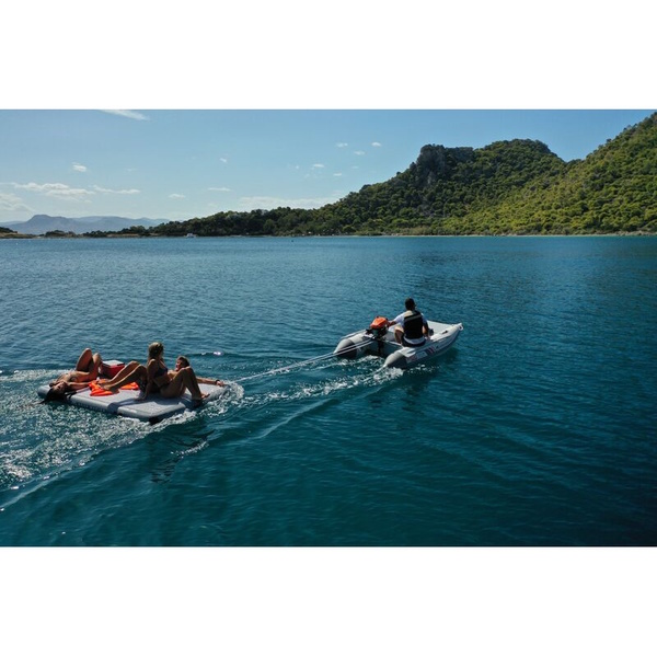 Inflatable Island Platform W/Eva Deck W/Pump W/Carry Bag