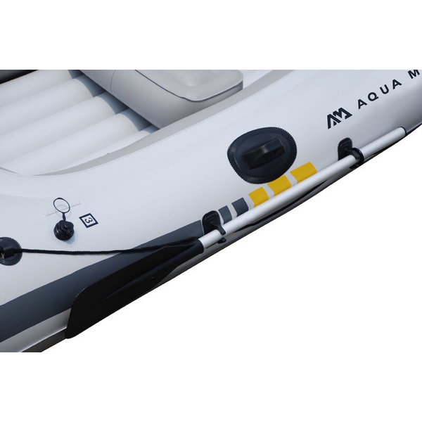 Motion Sports 8'6 Inflatable Boat W/Oars/Foot Pump