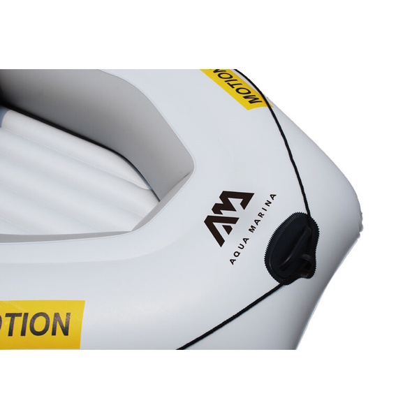 Motion Sports 8'6 Inflatable Boat W/Motor/Oars/Foot Pump