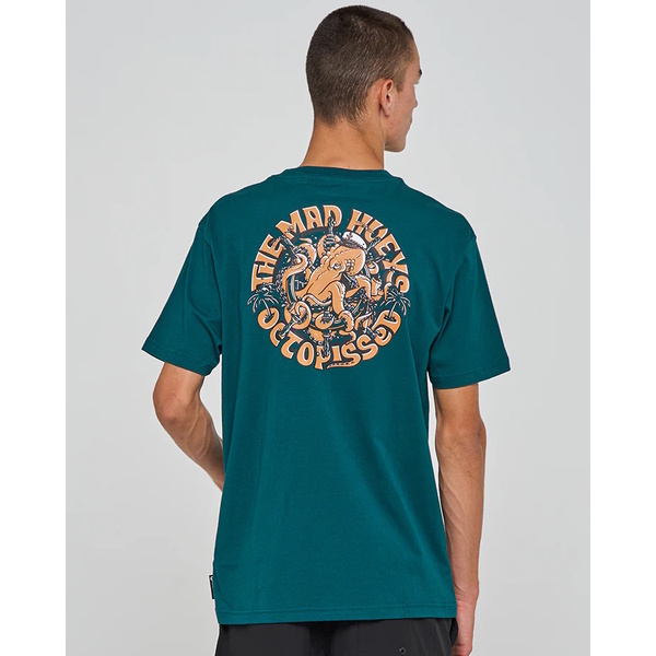 Mad Hueys Tropic Octopissed | Ss Tee-Atlantic