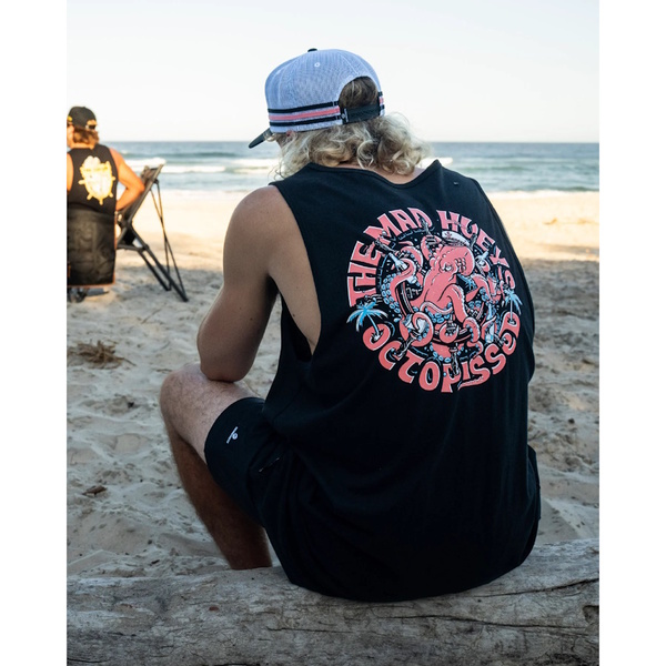 Tropic Octopissed  Tank-Black