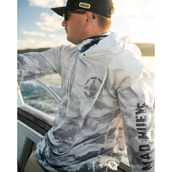 Fkrs Ahoy  Hooded Upf 50+ Fishing Jersey-Smoke