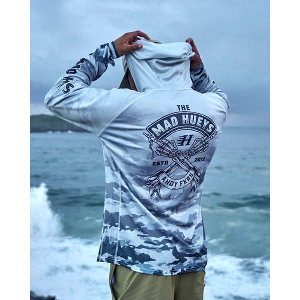 Fkrs Ahoy  Hooded Upf 50+ Fishing Jersey-Smoke