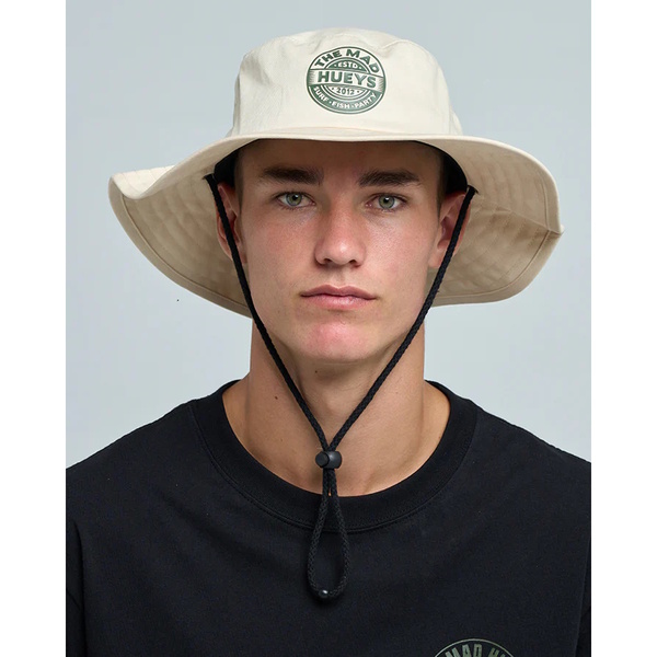 Good Life Hueys  Wide Brim Hat-Cement