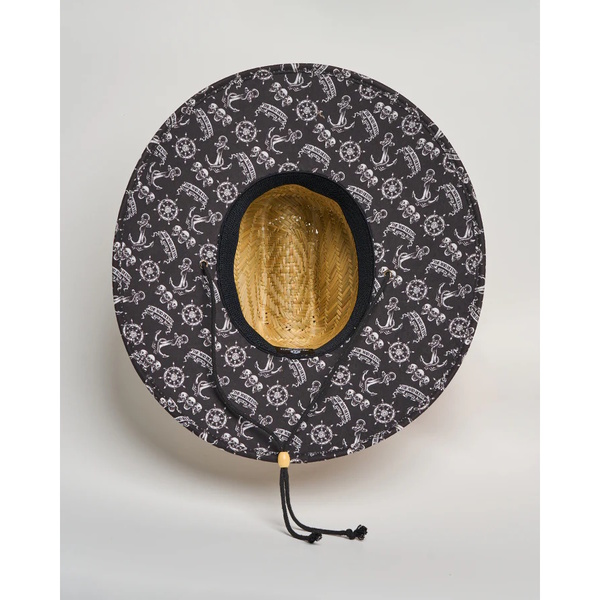 Triple Anchor  Straw Hat-Natural