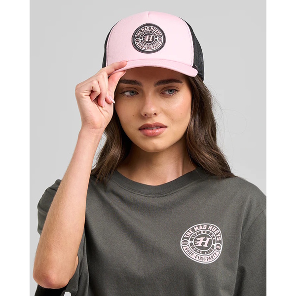 Living Hueys  Womens Twill Trucker-Dusty Lilac