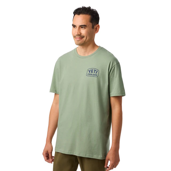Coolers Reelin Feelin' Fishing Short Sleeve T-Shirt Olive