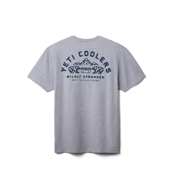 Coolers Wildly Stronger Short Sleeve T-Shirt Heather Grey