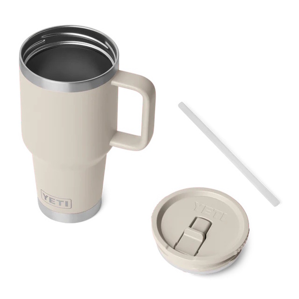 Yeti Rambler R30 Travel Mug With Lid/Straw 30Oz - Cape Taupe