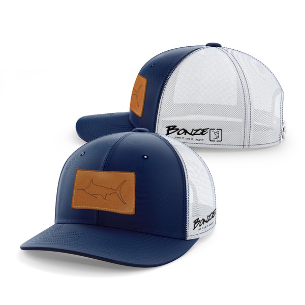 Marlin Patch Trucker Cap Navy