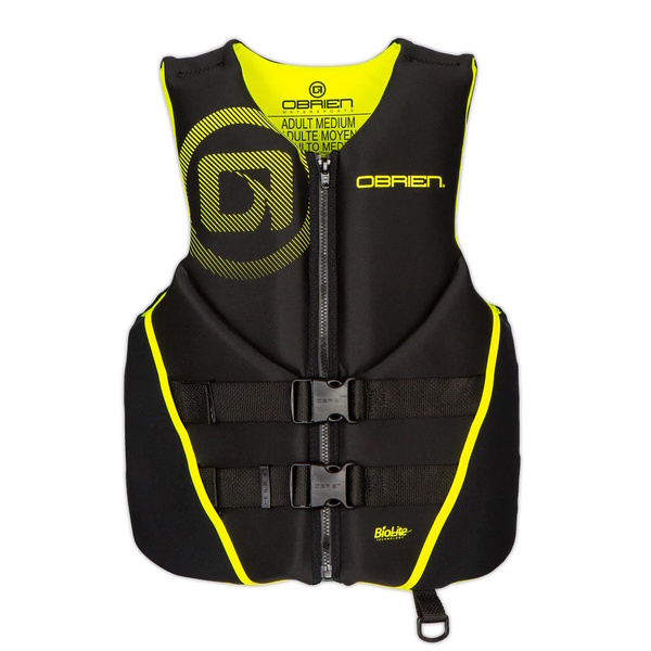Neoprene Trad Buoyancy Vest - Black/Lemon