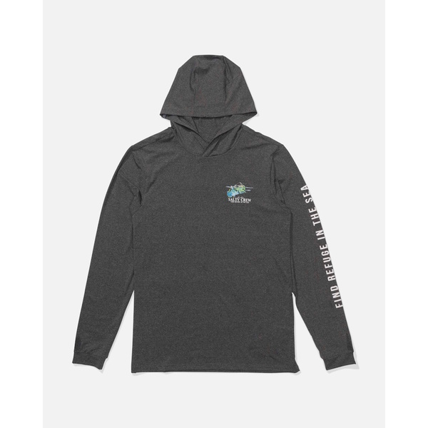 Sunshirt Ls Surface Hood Charcoal Heather