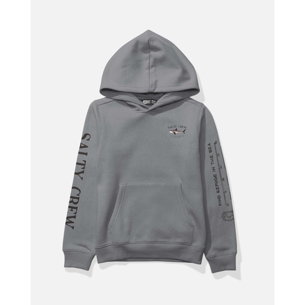 Boys Hood Bruce Shark Grey