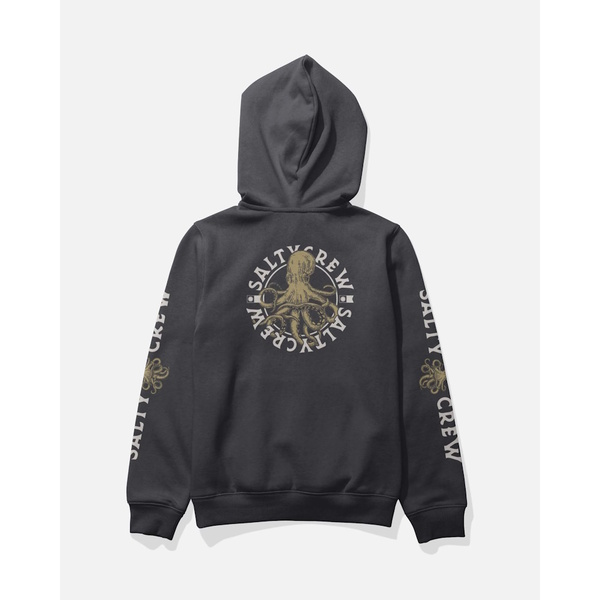 Boys Hood Tentacles Black