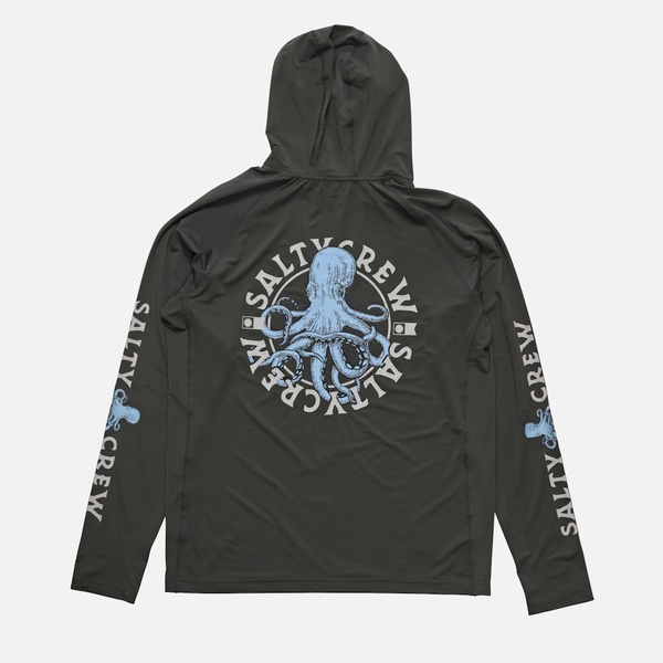 Sunshirt Ls W/Mask Tentacles Vintage Black