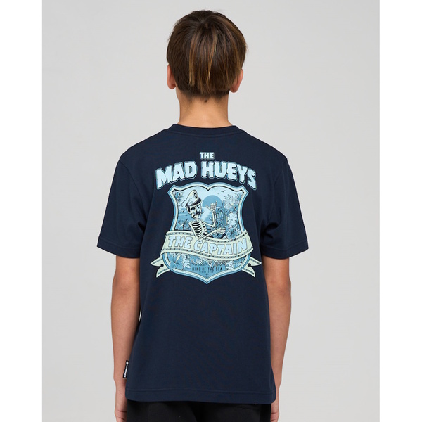 Captain Two Faced Youth Ss Tee Navy