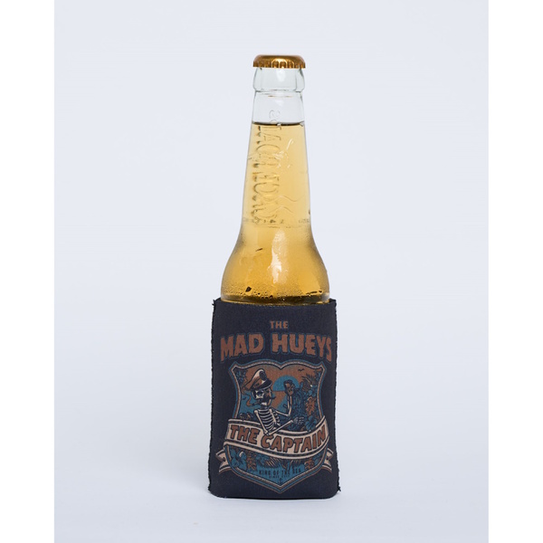 Captain Two Faced Stubby Cooler Black