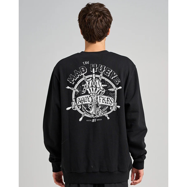 Chain Fkrs Crew Washed Black