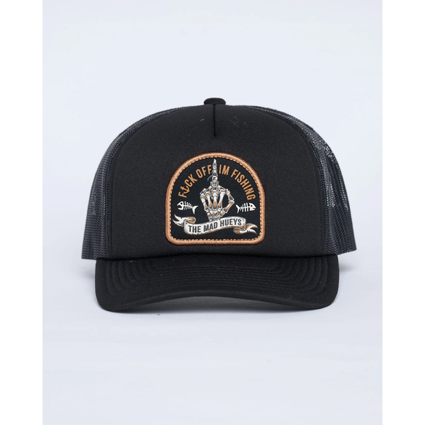 Fk Off Fish Foam Trucker Black