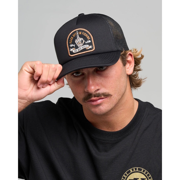 Fk Off Fish Foam Trucker Black