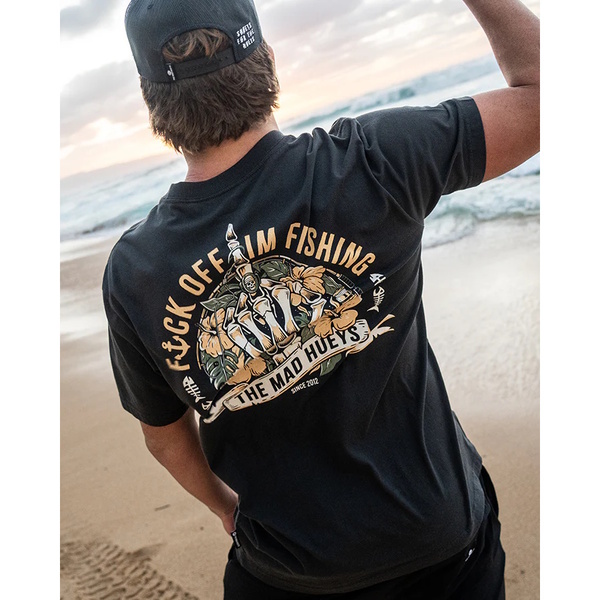 Fk Off Fish Ss Tee Vintage Black