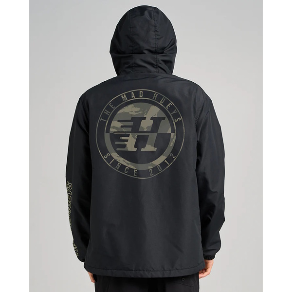 H Series Split Spray Jacket Black