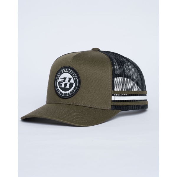 H Series Split Twill Trucker Olive
