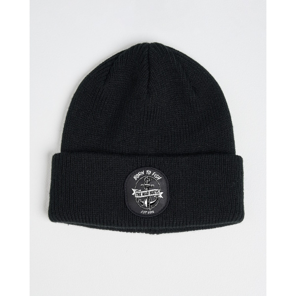 Born To Fish Beanie Black