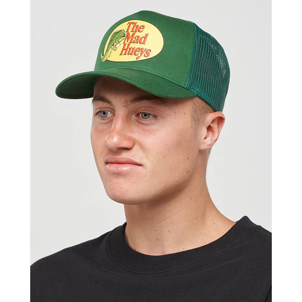 Pro Hueys Twill Trucker Pine Green