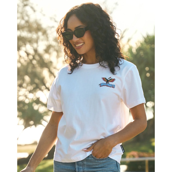 Jungle Juice Womens Ss Tee White