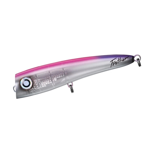 Saltiga Frother 170F Popper Lure Li Clear Top Pink 