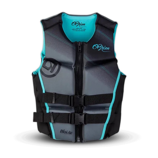 Vest V-Back Womens Aqua Neoprene