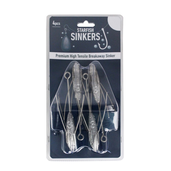Breakaway Sinker High Tensile - 4 Pack