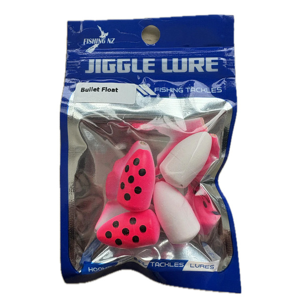 Float Bullet Pink/Black Dot 4 Pk