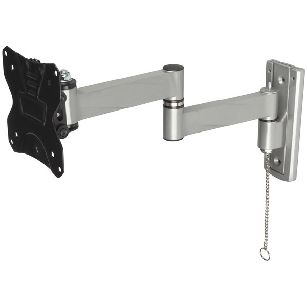 13-42" Tv Lcd Monitor Swing Arm Wall Bracket With 2 Slide In Locking Plates