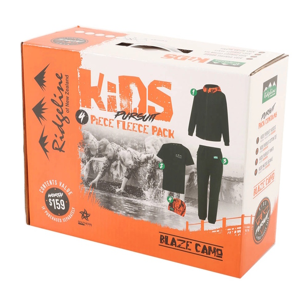 Kids Pursuit Ii Pack Black Blaze