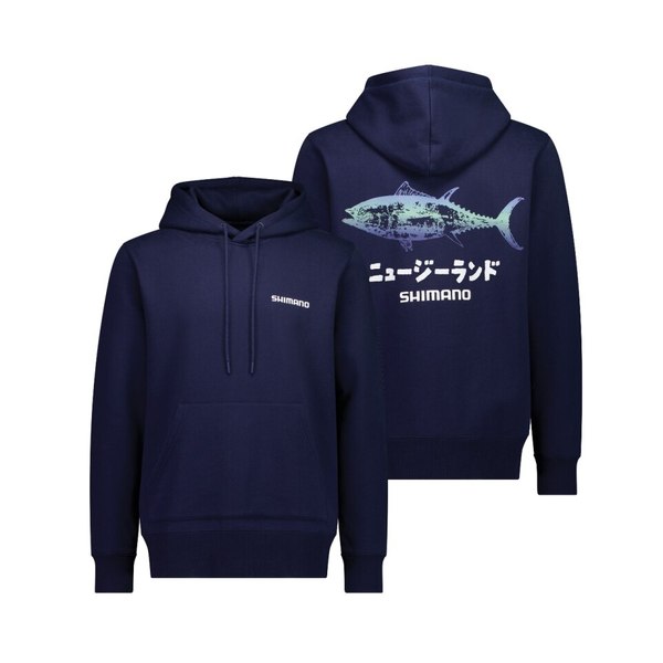 Hoodie Gyotaku Tuna Navy