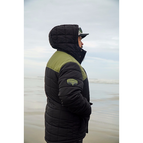 Jacket Coastal Puffer Black/Olive