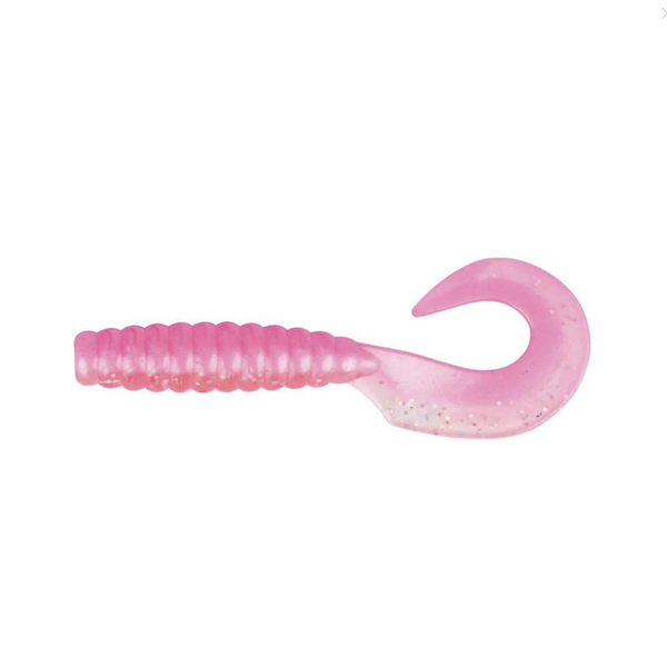 Softbait 5" Grub Pink Glitter