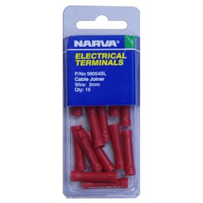 Red Electrical Joiners 3mm Wire - 15 pack 