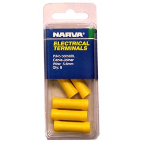 Yellow Joiner Terminals 5-6mm Wire