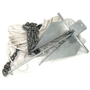 Anchor Kit - 4S Danforth style /50m x 6mm PE Rope/2m Chain