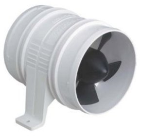 Turbo In-Line Bilge Blower 24 volt 3" (75mm) 140cfm