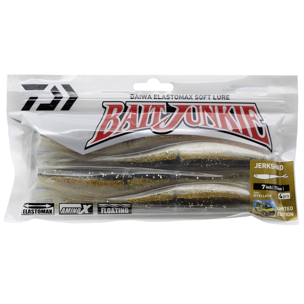 Baitjunkie Jerkshad Softbait - Yellatip