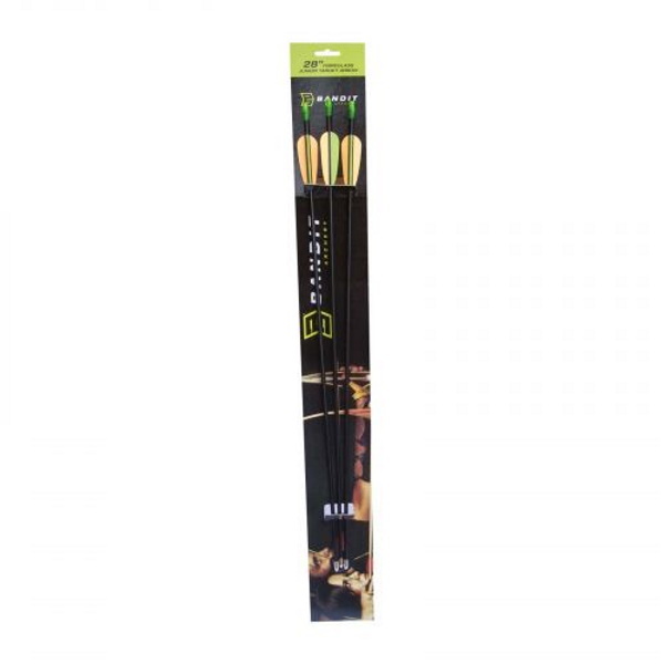 28" Fibreglass Arrows - 3-Pk