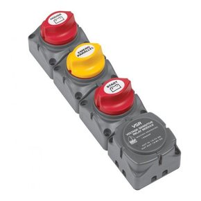 716-h Horizontal Battery Switch Cluster w/DVSR 