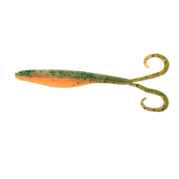 Gulp! 5" Crazy Legs Jerk Shad Soft Bait - Lime Tiger